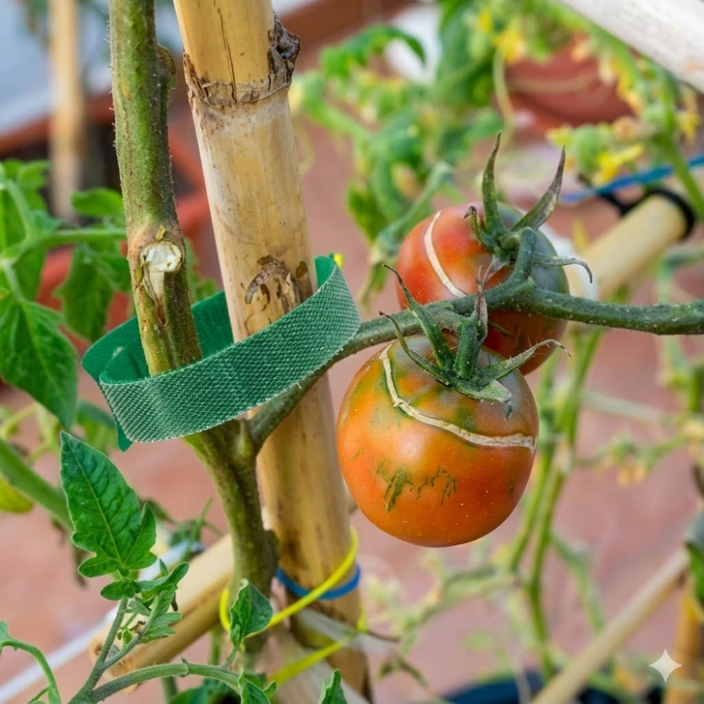 Adjustable Reusable Plant Support Ties For Climbing Plants And Gardening Applications