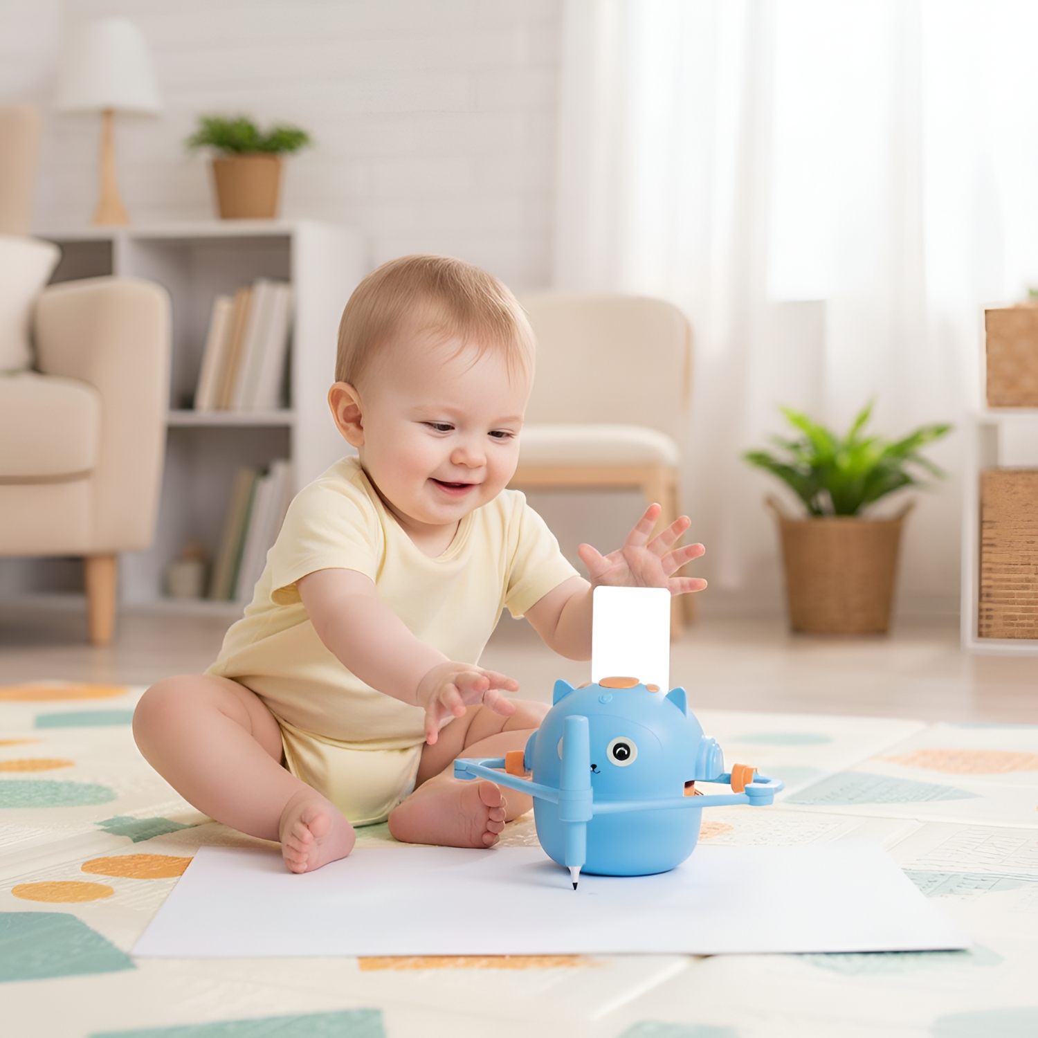 Interactive Educational Drawing Robot For Kids