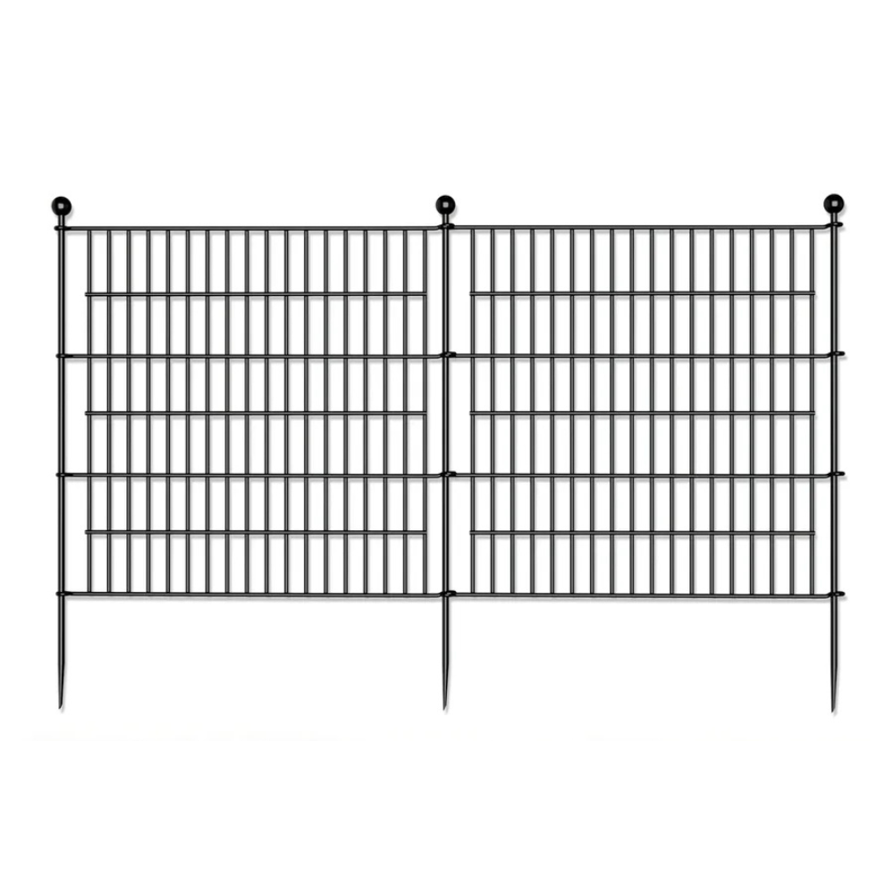 10 Panels No Dig Decorative Outdoor Garden Fence For Yard