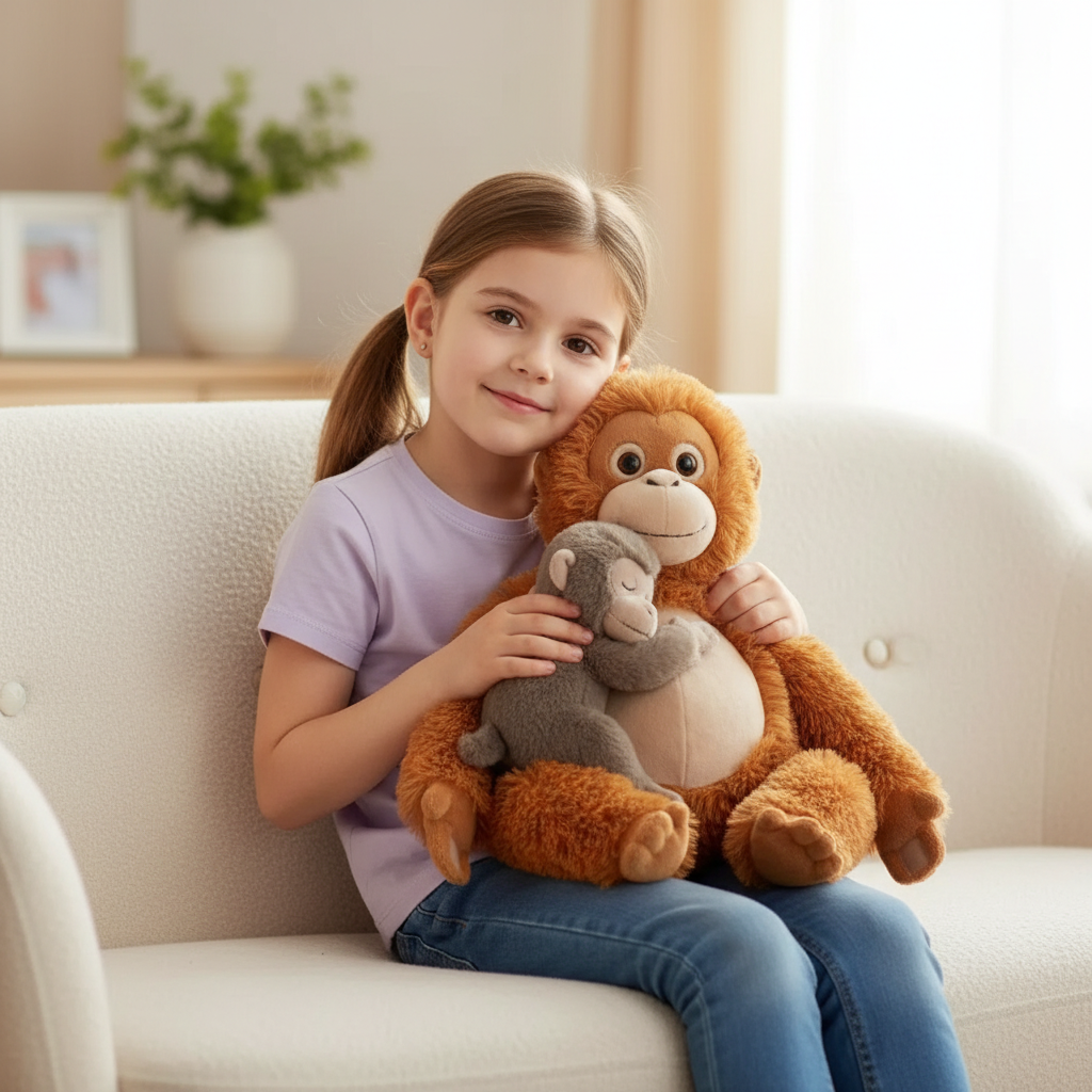 Mama Punch Attached Plush Toy