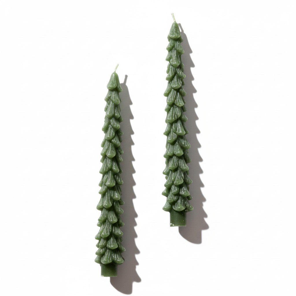 Pack Of 2 Flameless Taper Candles