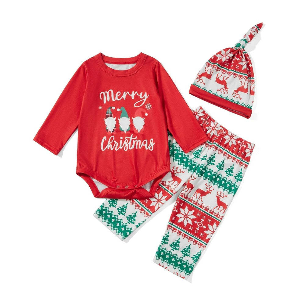 Christmas Print Family Matching Pajamas - Grafton Collection