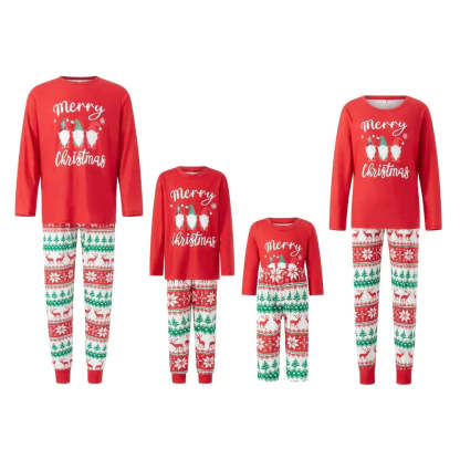 Christmas Print Family Matching Pajamas - Grafton Collection
