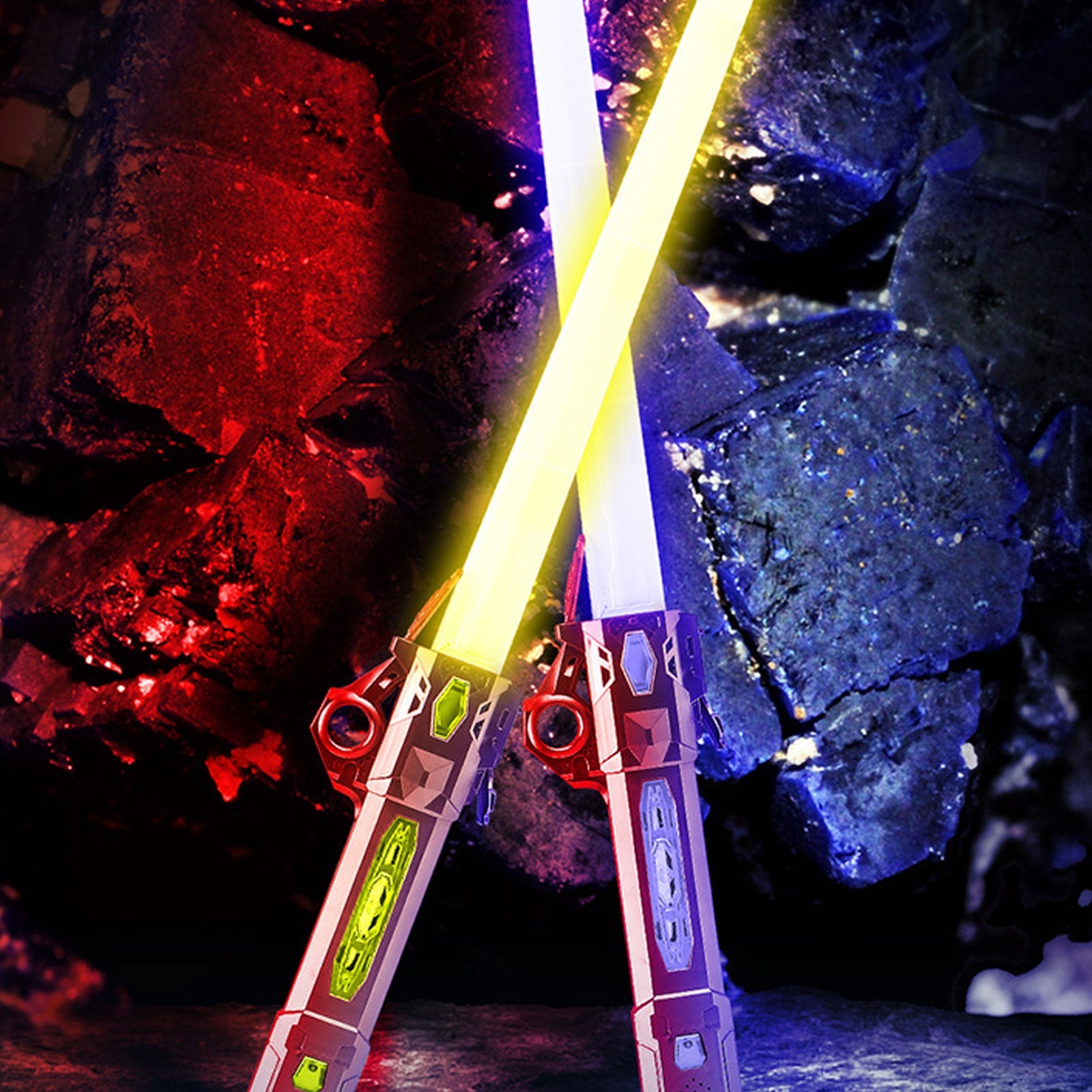 RGB Laser Sword Retractable Flash Lightsaber Toy - Grafton Collection