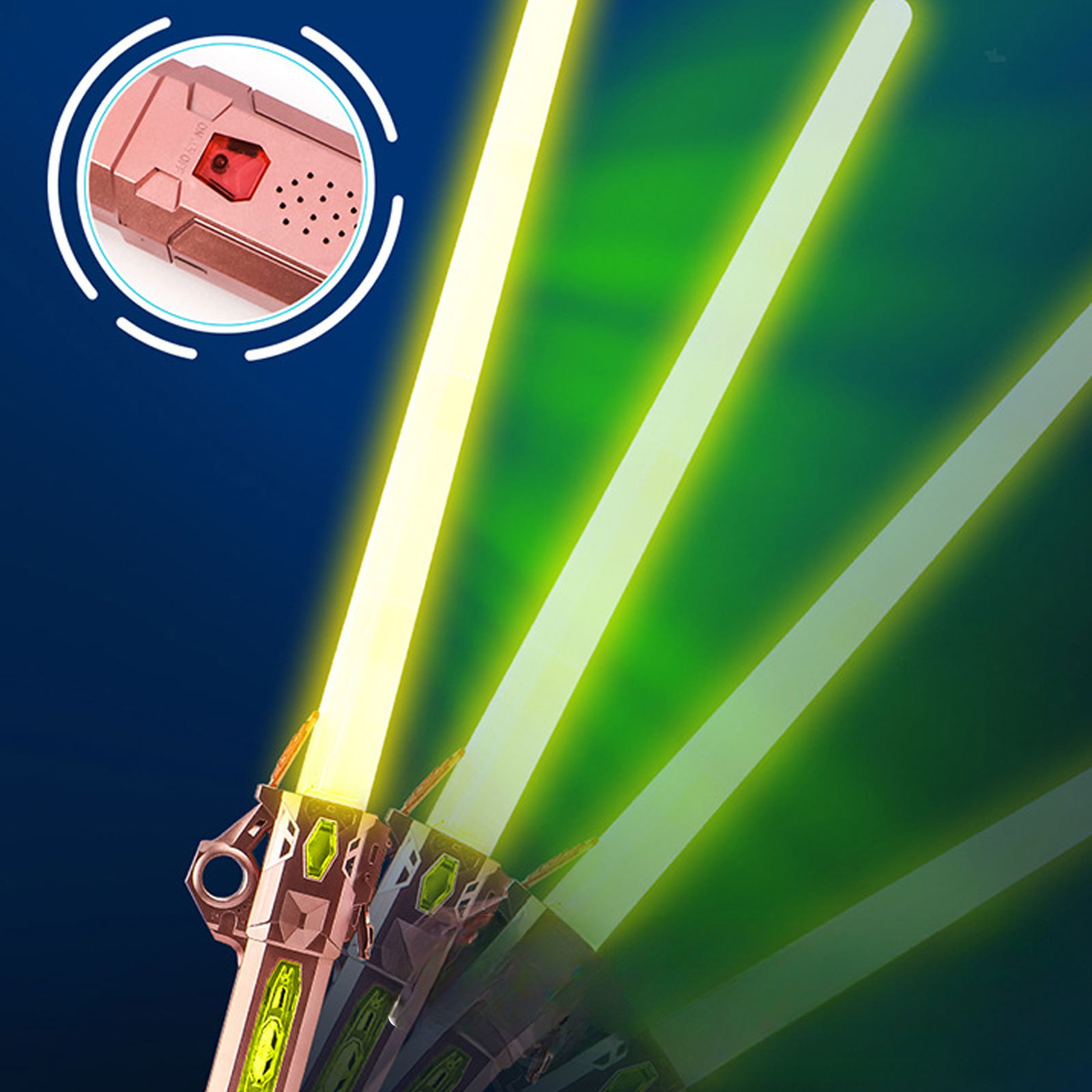 RGB Laser Sword Retractable Flash Lightsaber Toy - Grafton Collection