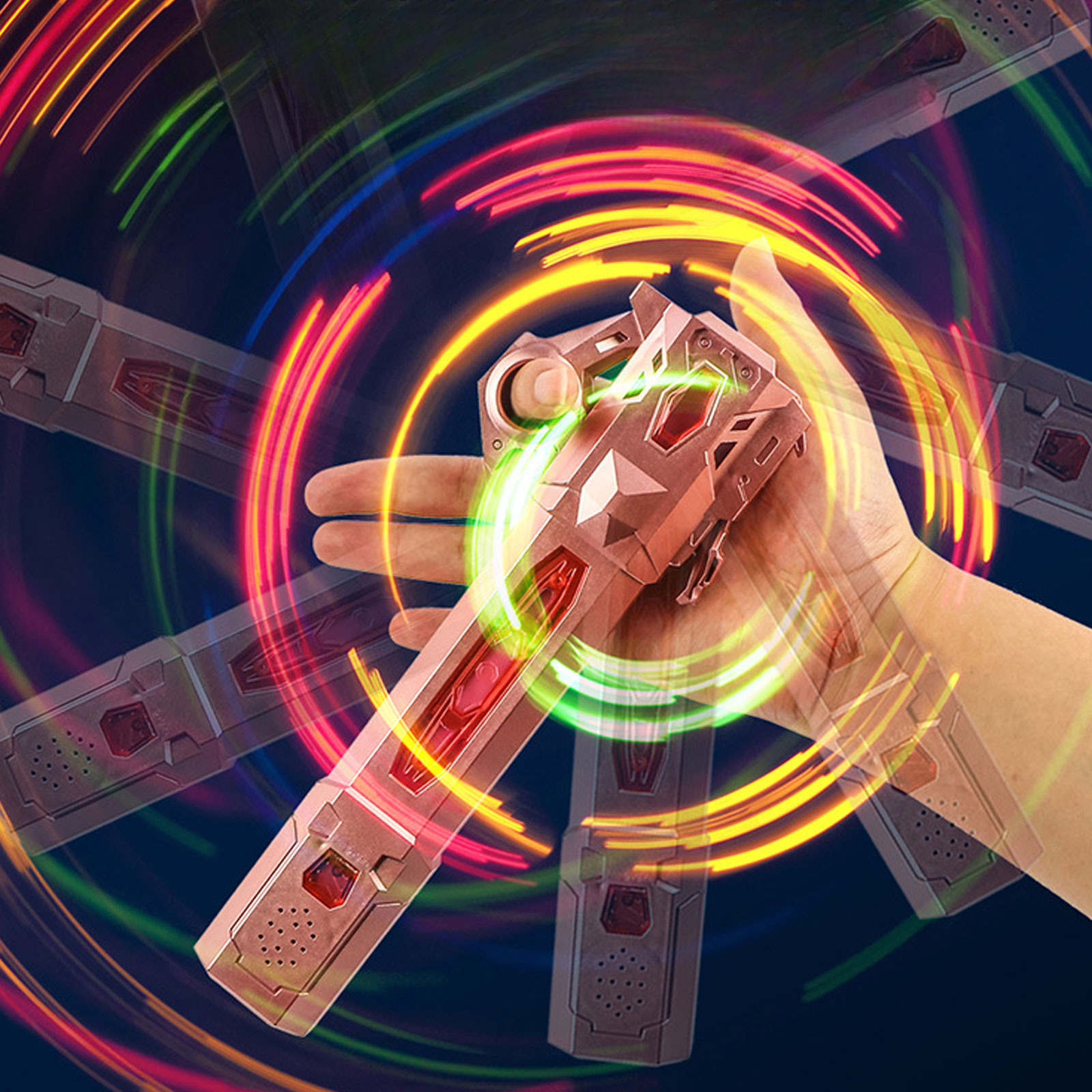 RGB Laser Sword Retractable Flash Lightsaber Toy - Grafton Collection