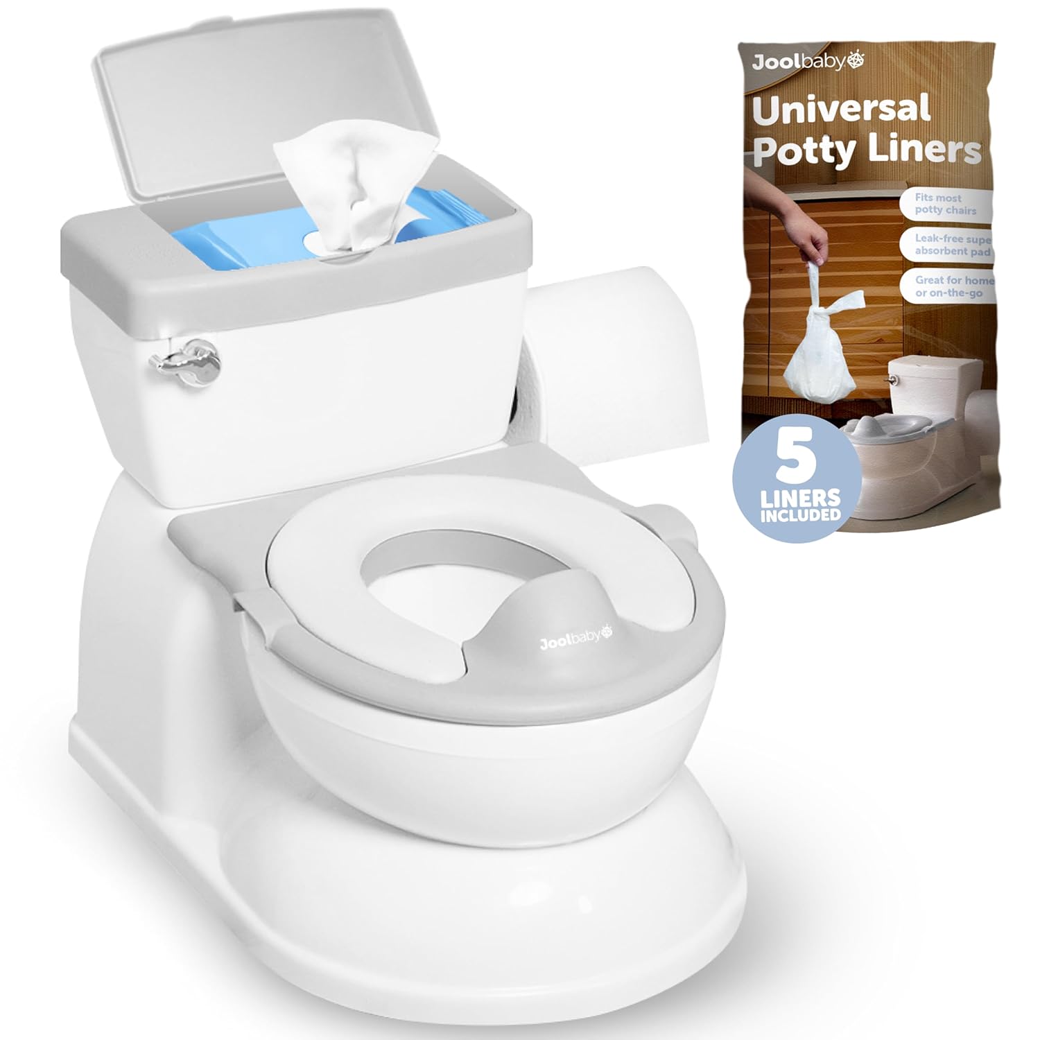 Realistic Toddler Training Potty Chair With Storage