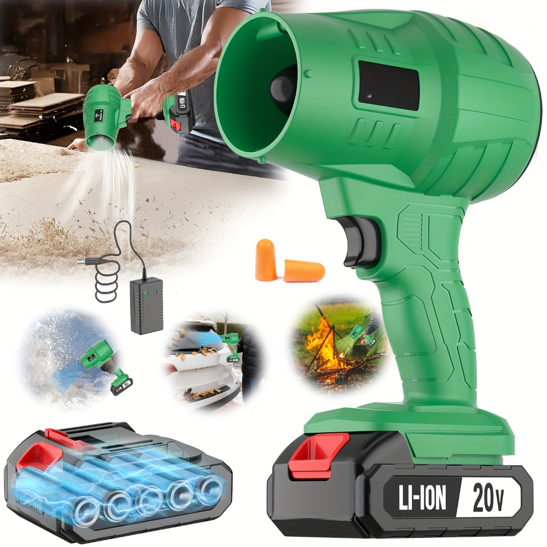 Rechargeable Cordless Leaf Blower For Blowing Leaves And Dust
