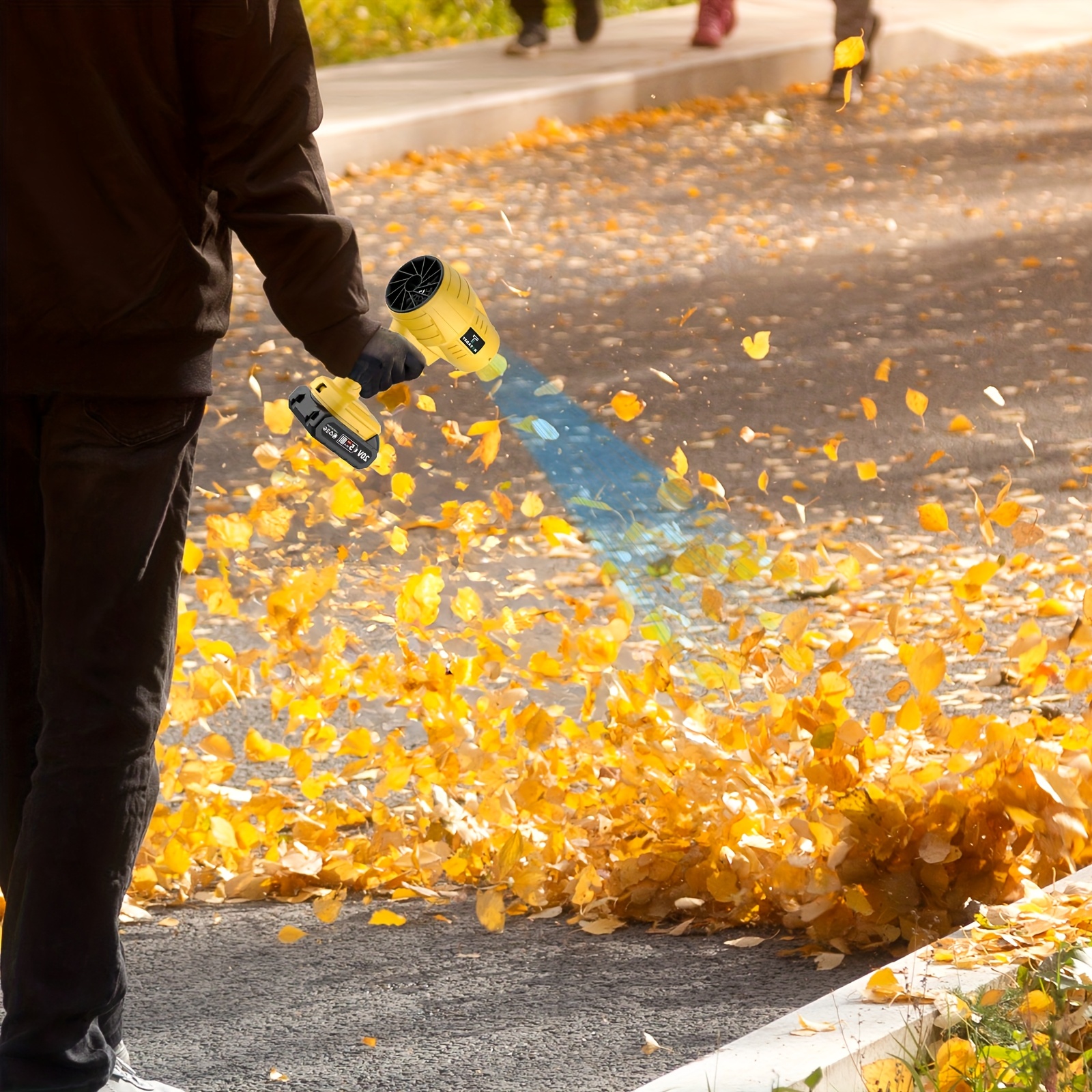 Rechargeable Cordless Leaf Blower For Blowing Leaves And Dust