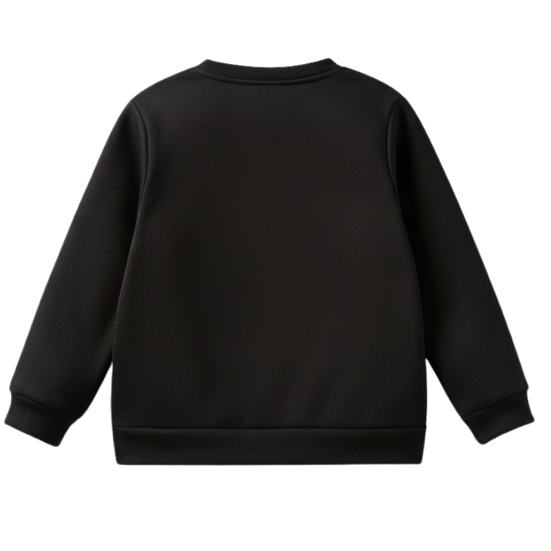 Christmas Excavator Tree Print Sweatshirt For Boys