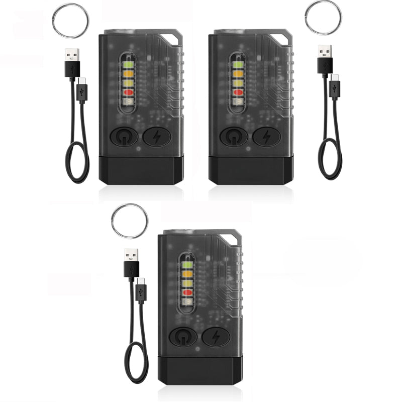 Small Powerful EDC Flashlight With Red UV Blue Light - Grafton Collection