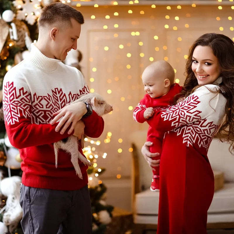 Soft Turtleneck Family Christmas Sweater - Grafton Collection