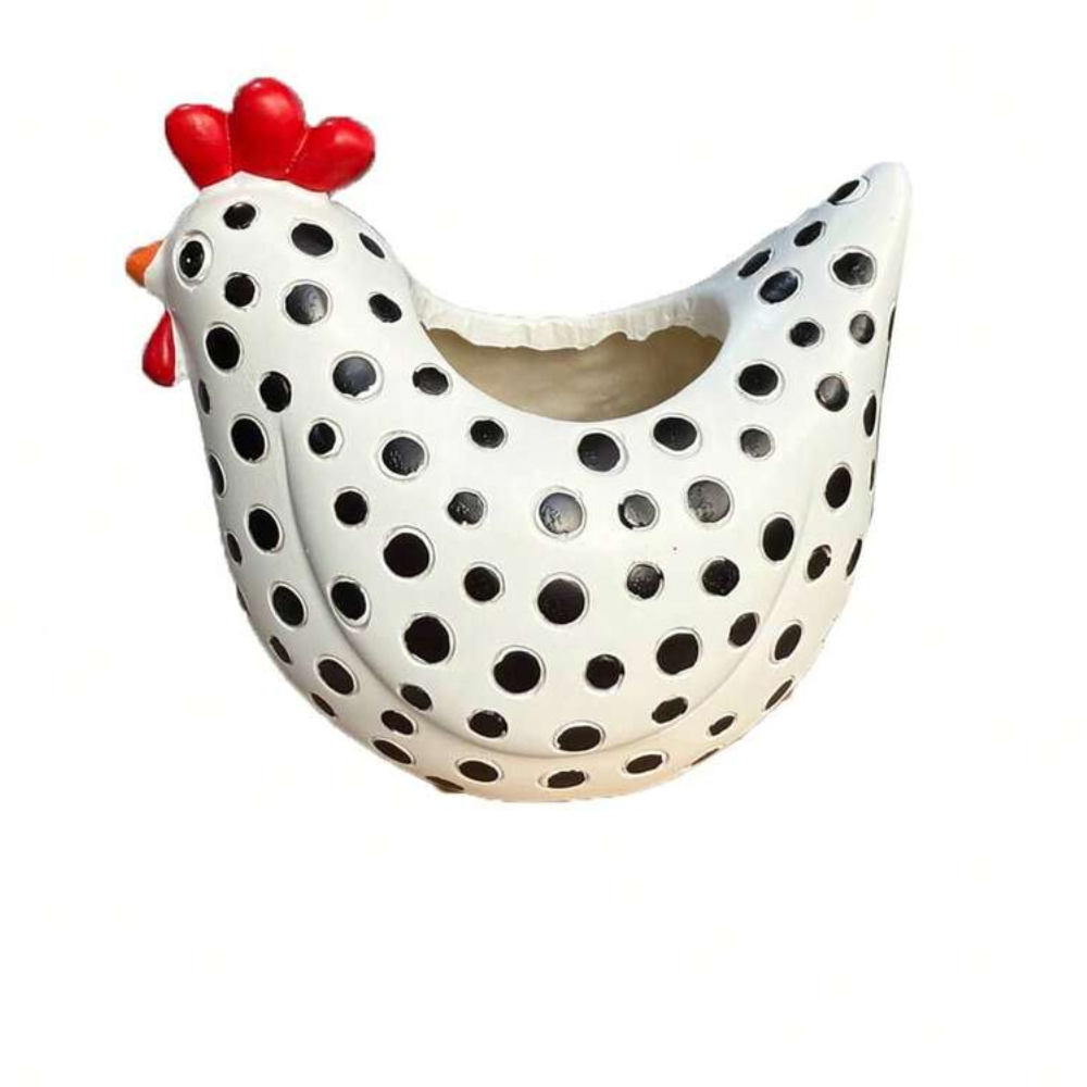 Resin Chicken Farm Animal Sculpture For Garden Home And Patio Decor