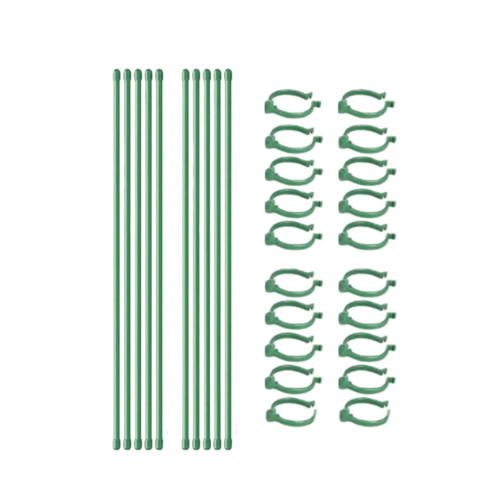 Green Plant Support Rods