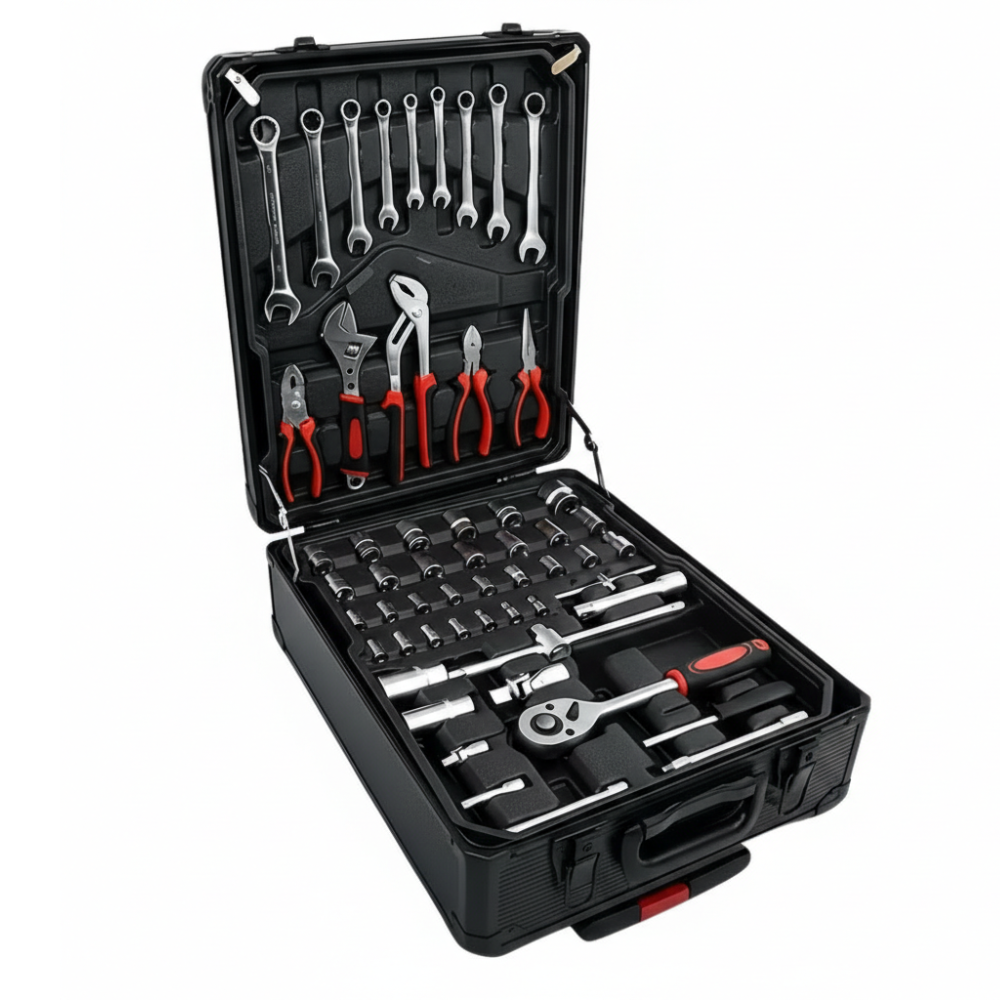 52 Piece Of Professional Tool Kit Set With Portable Storage Case