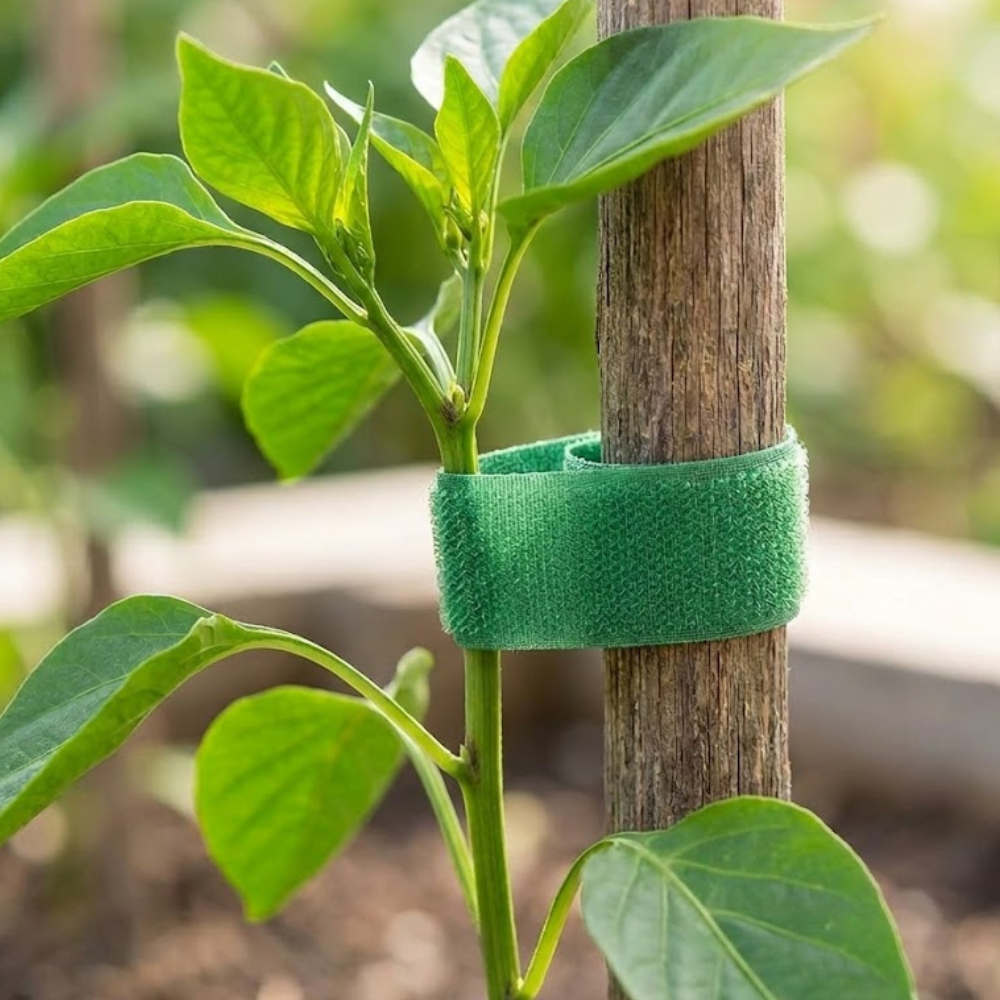 Garden Hook And Loop Plant Tie For Plant Fixing And Tree Branch