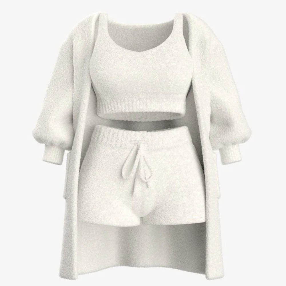 3 Pieces Cozy Knit Set 