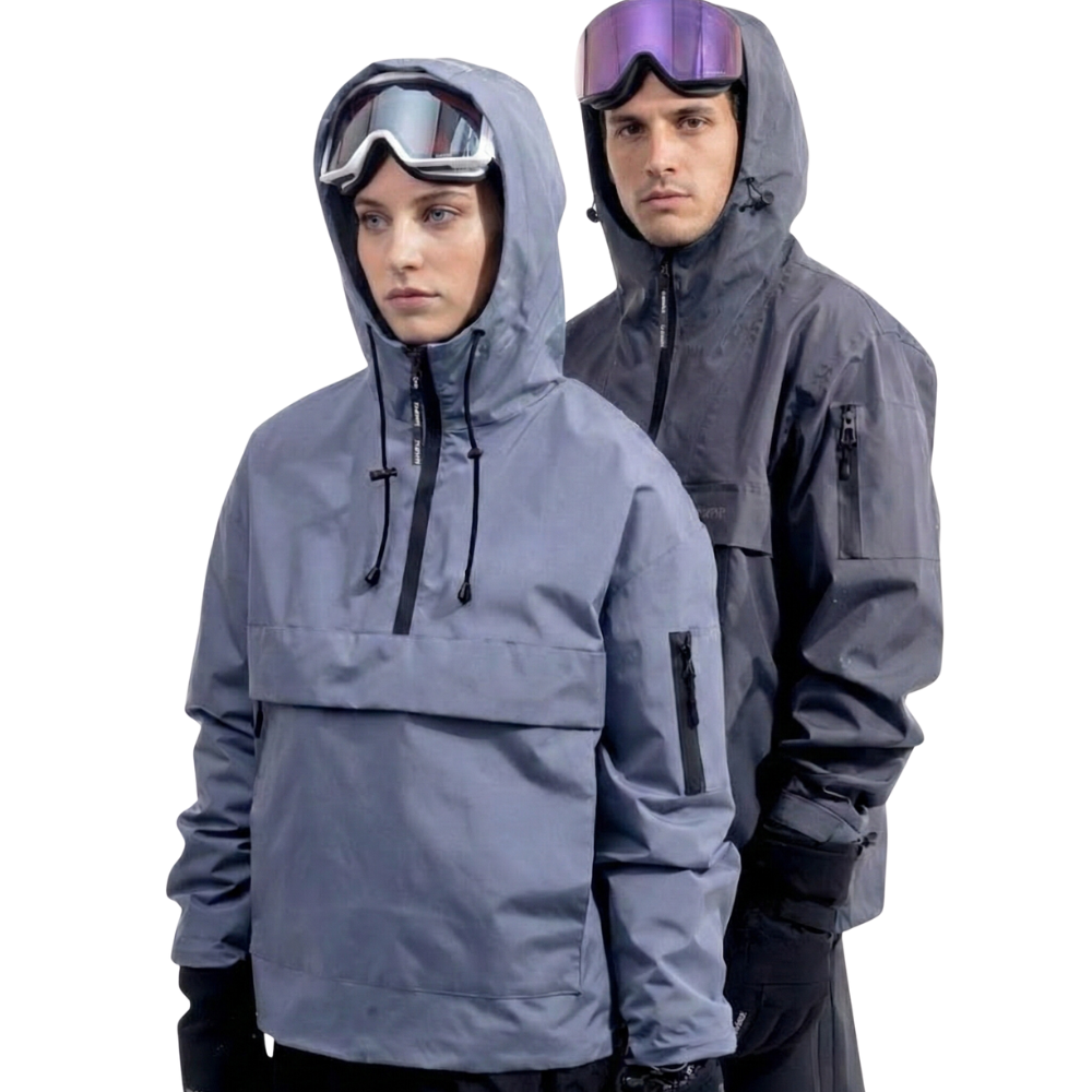 Oversized Weather Shell Jacket With Pockets