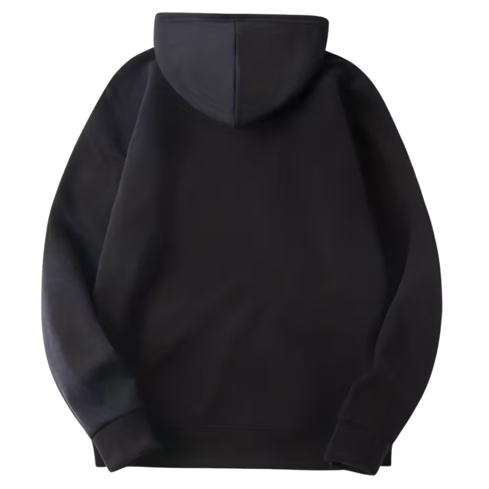 American Flag Graphic Print Drawstring Oversized Pullover Hoodie