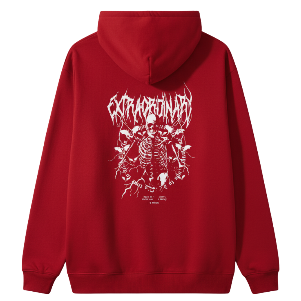 Geometric Long Sleeve Printed Casual Hoodies For Men