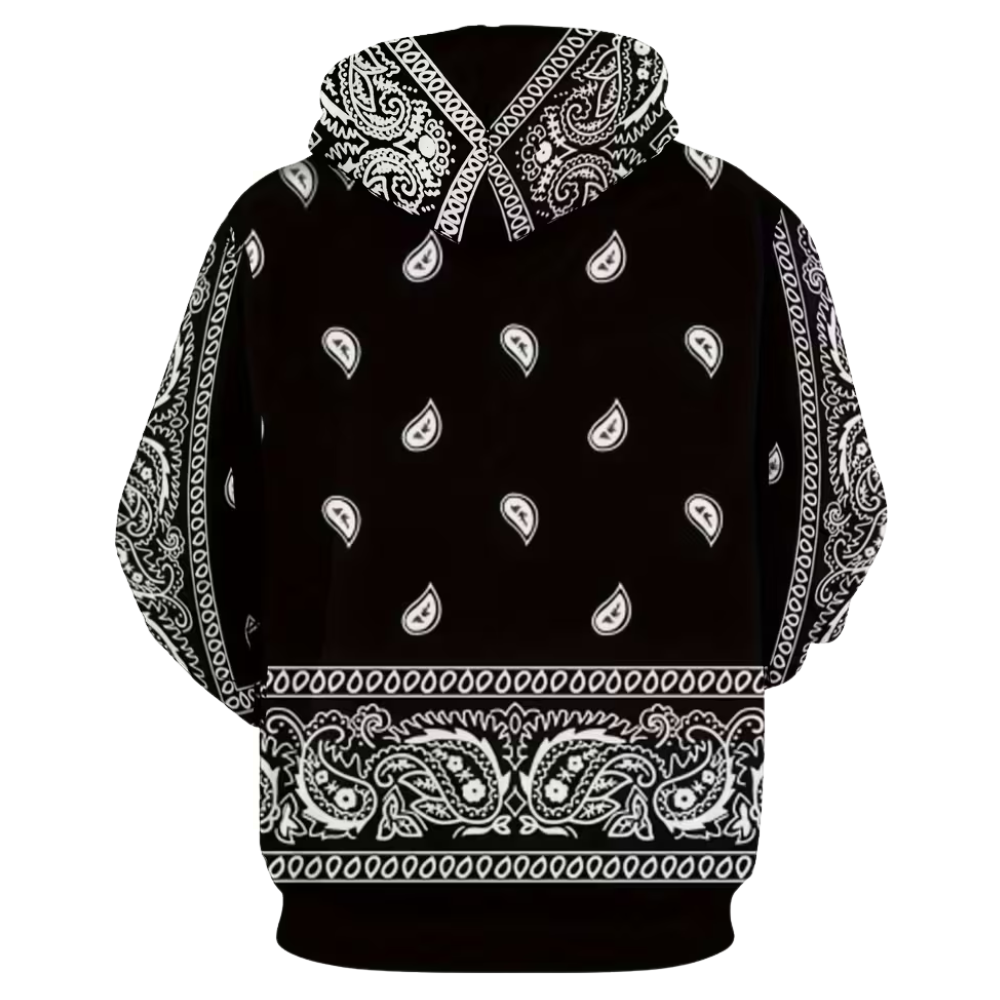 Cool Graphic Pattern Casual Streetwear Printed Hoodie