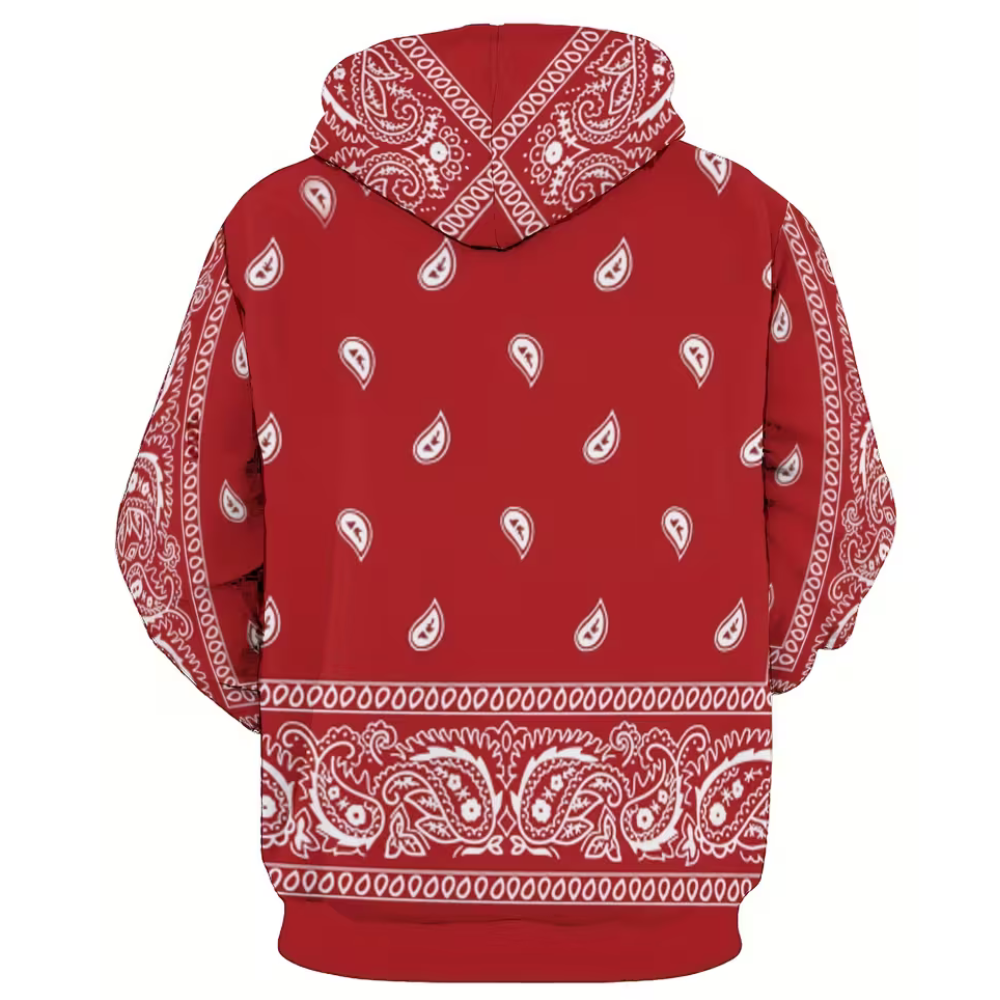 Cool Graphic Pattern Casual Streetwear Printed Hoodie