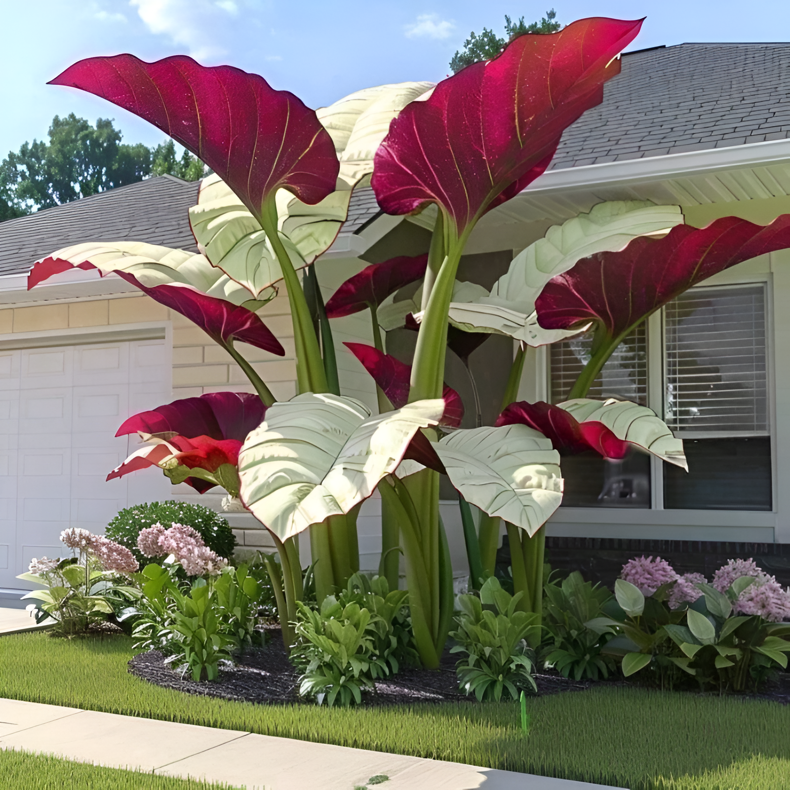 Four Seasons Flowering Canna Taro Plant Seeds For Garden And Home Grow