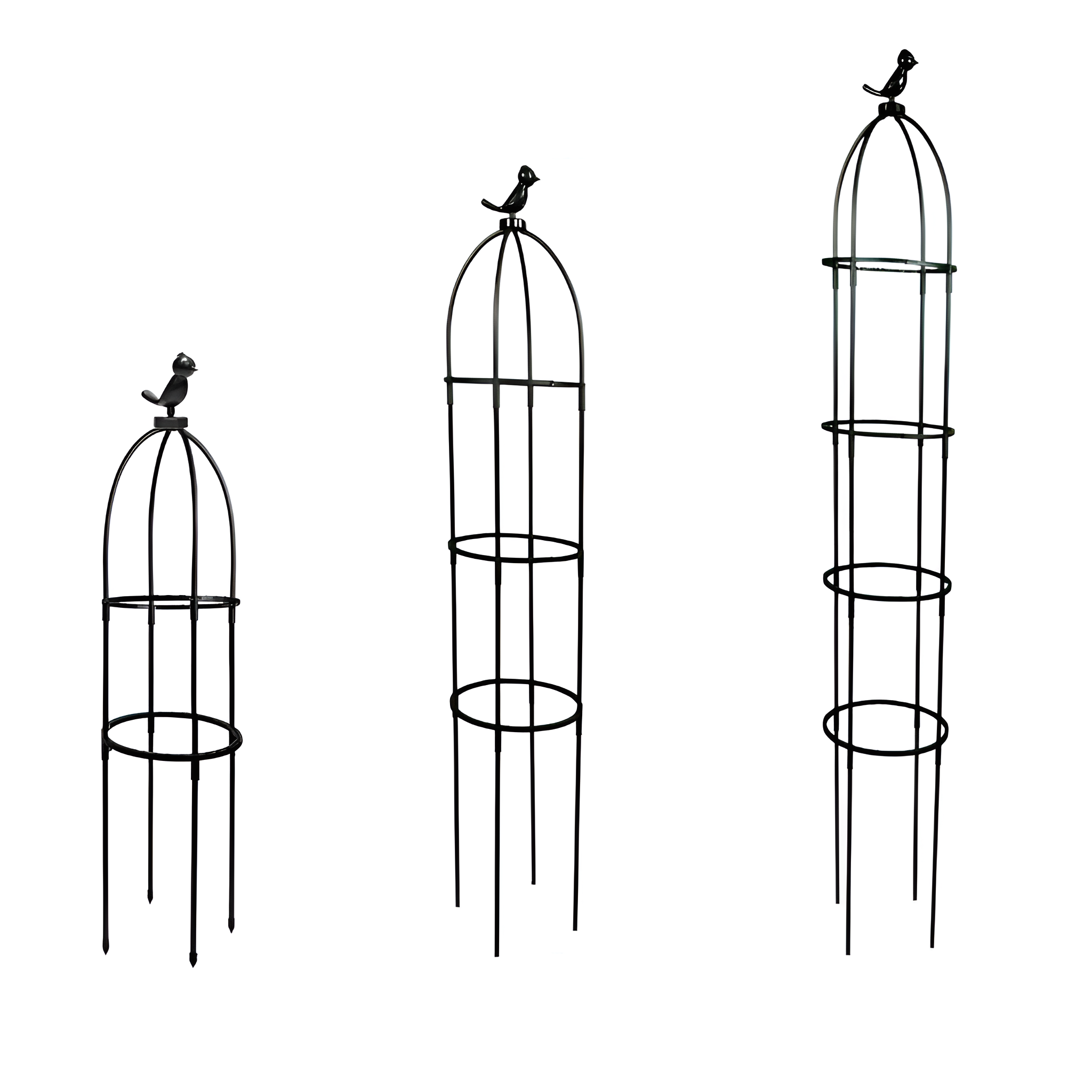 Decorative Plant Climbing Frame With Support Cage For Balcony And Garden Plants
