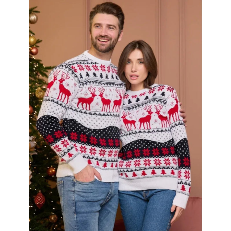 Warm Thick Couple Matching Knitted Sweaters - Grafton Collection