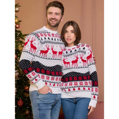 Warm Thick Couple Matching Knitted Sweaters - Grafton Collection