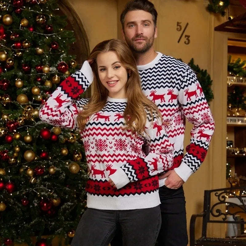 Warm Thick Couple Matching Knitted Sweaters - Grafton Collection