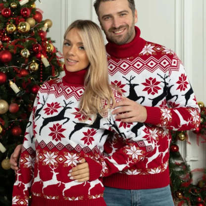 Warm Thick Couple Matching Knitted Sweaters - Grafton Collection