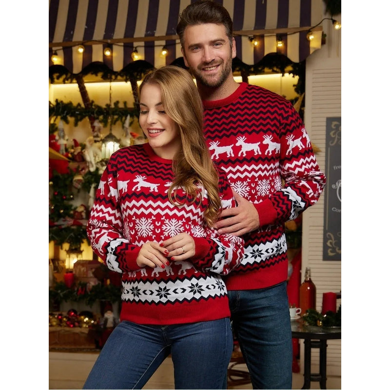 Warm Thick Couple Matching Knitted Sweaters - Grafton Collection