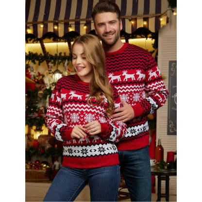 Warm Thick Couple Matching Knitted Sweaters - Grafton Collection