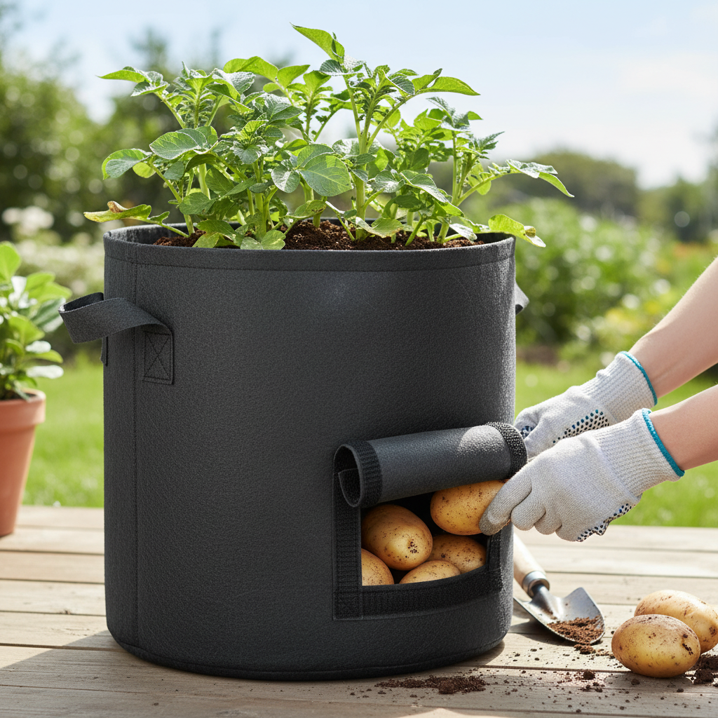 Potato Planting Bag Felt Nutrient Bucket For Vegetable Growth