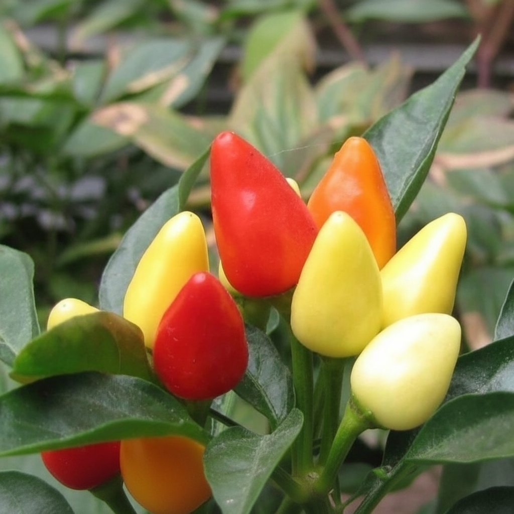 Bolivian Rainbow Hot Chili Pepper 30 Seeds Ornamental Plant