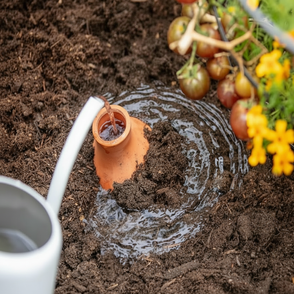 Pack Of 3 Self Watering Terracotta Olla Pot 700ml For Precision Plant Watering