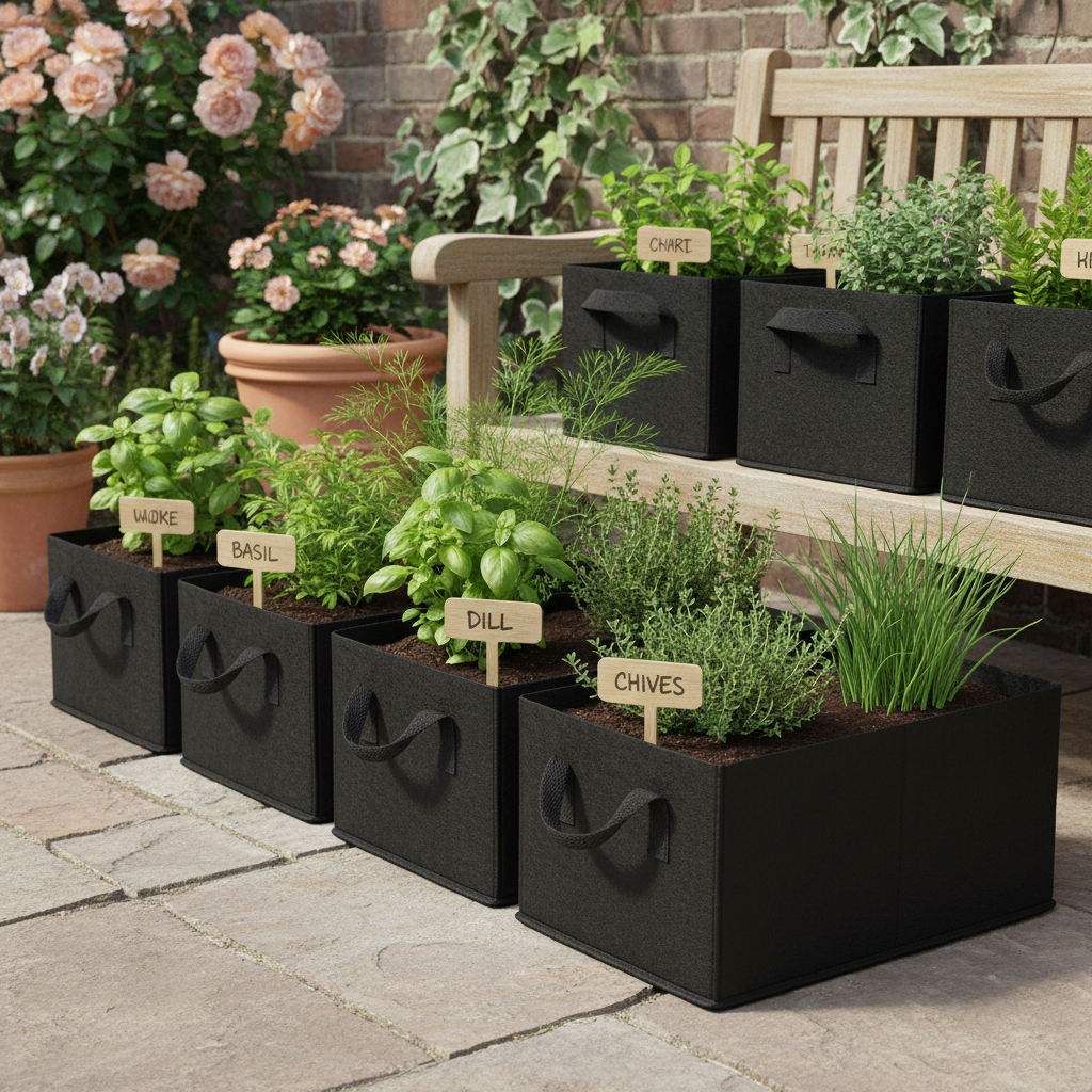 Multi Size Planting Bag With Handle For Vegetables And Tomatoes