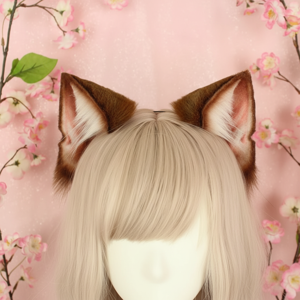 Realistic Cat Ears headband