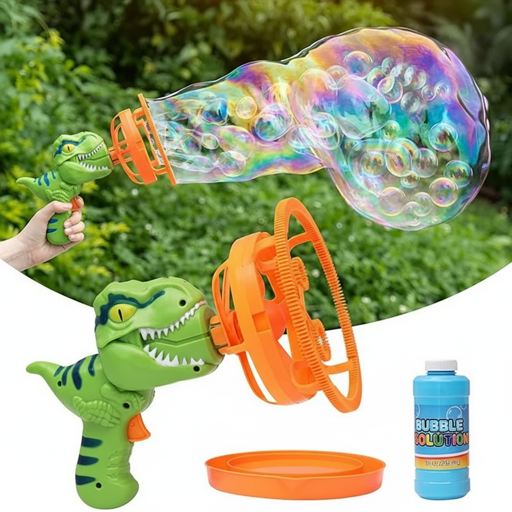 Dinosaur Shape Automatic Bubble Maker Machine