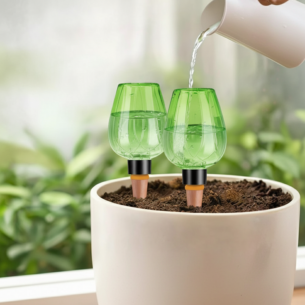 Automatic Slow Release Watering System For Succulents And Flowers
