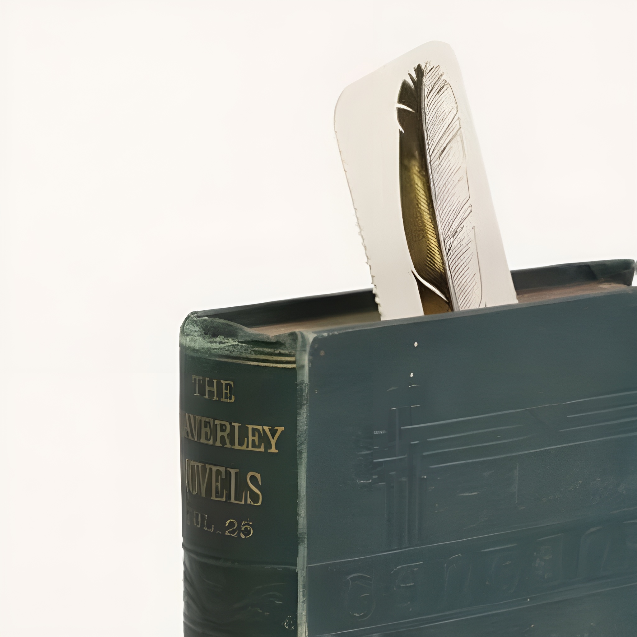 Tearable Flat Writing Pen Design Bookmark