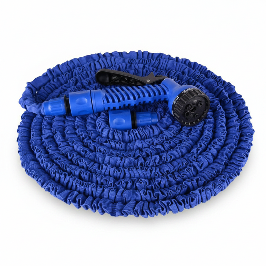 Telescopic Expandable Water Pipe With High Spray Gun For Garden And Car Wash