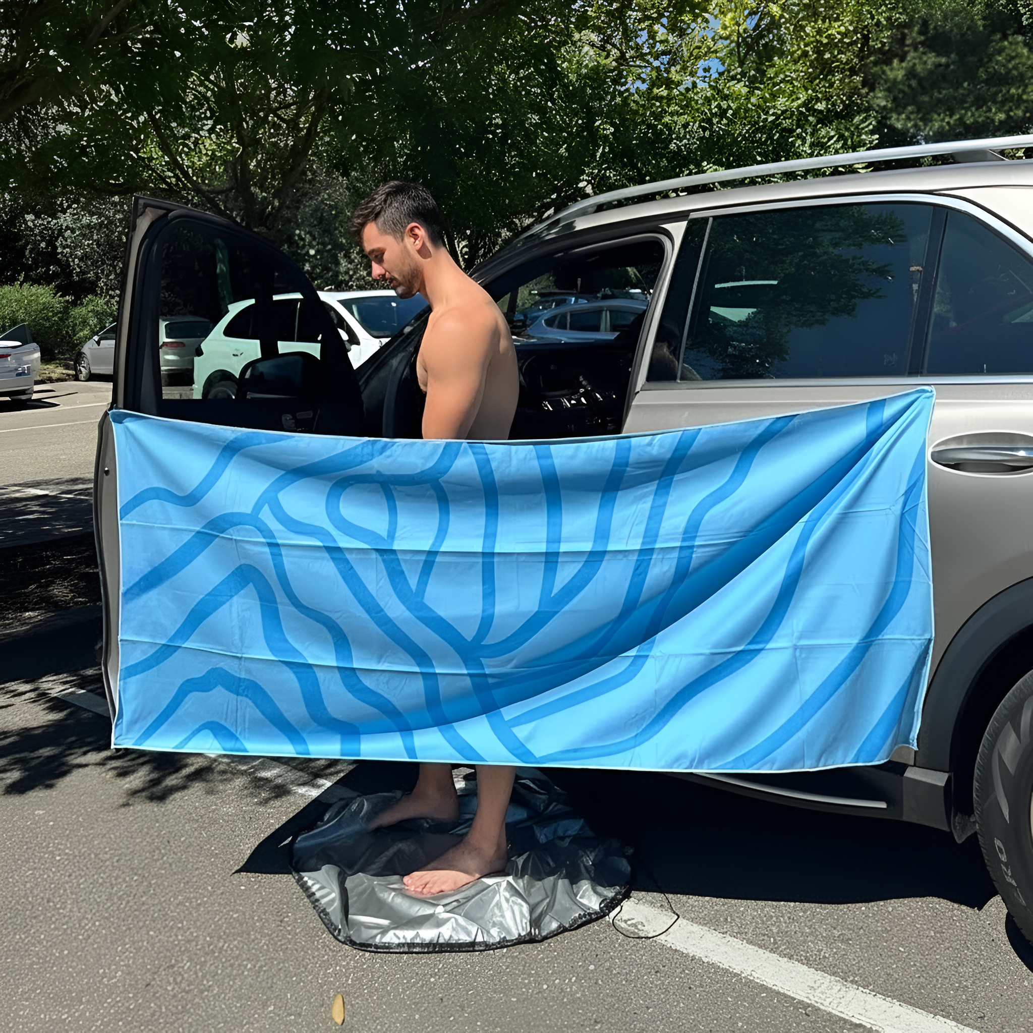 Magnetic Car Door Privacy Changing Towel