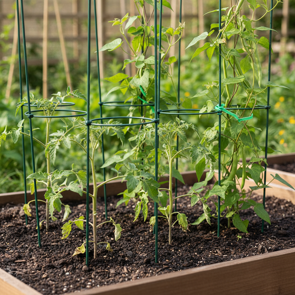 Plant Support Stake Trellis Cage For Indoor And Outdoor Plants