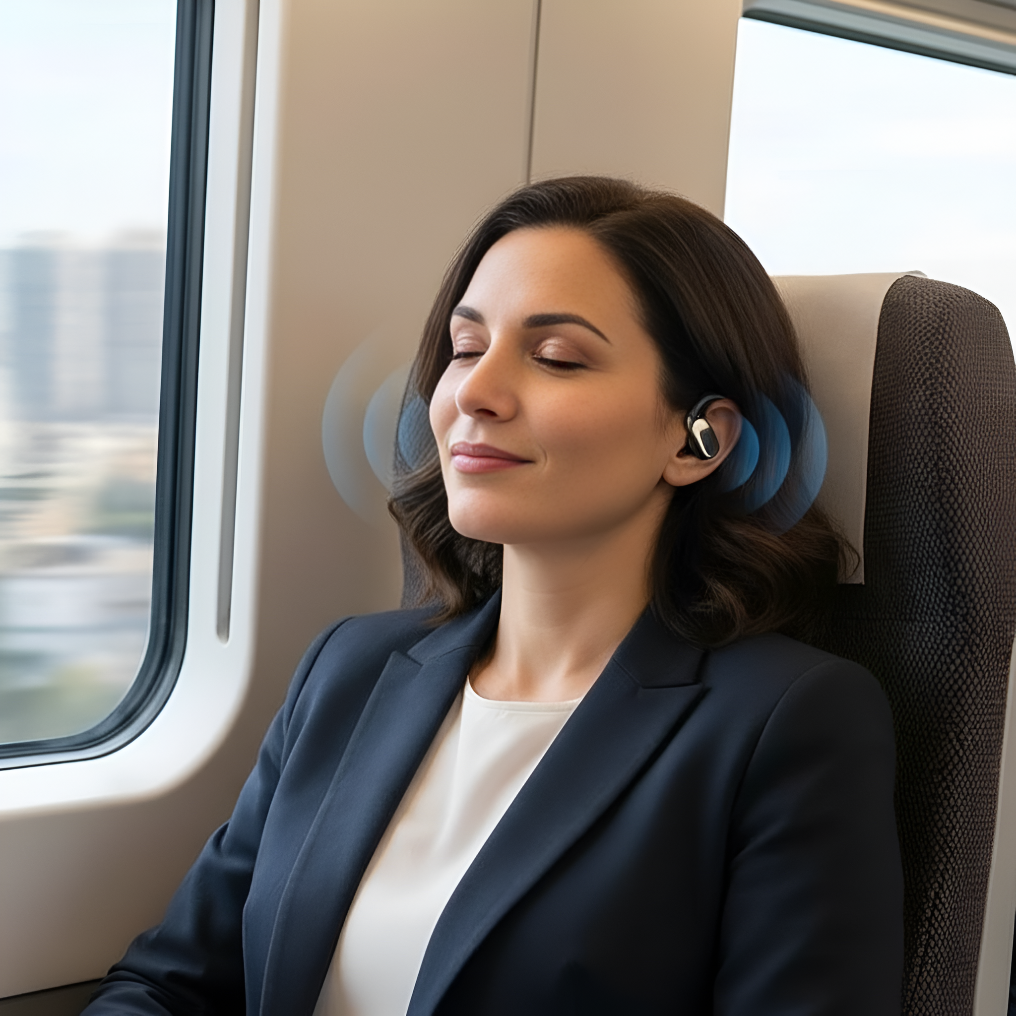 Waterproof Wireless Headphones With AI Noise Reduction