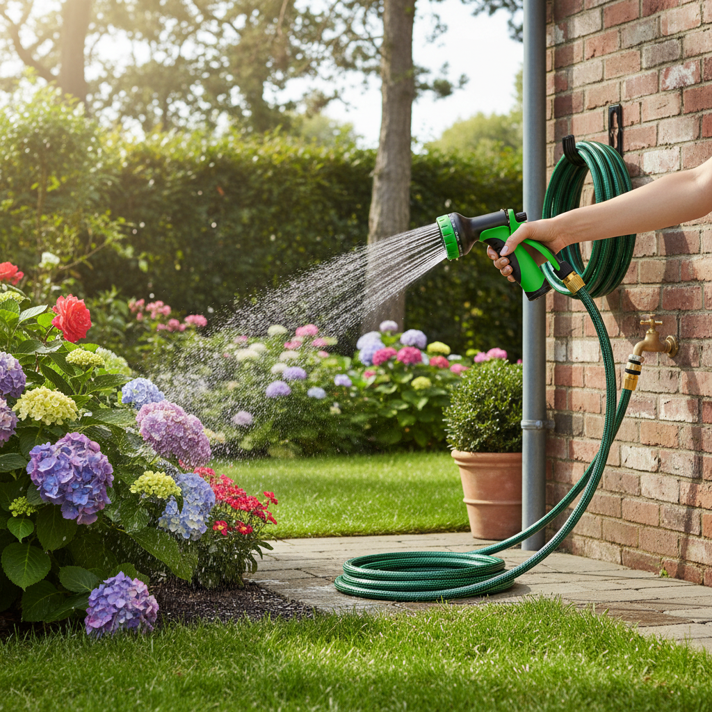 Heavyduty Garden Hose With Brass Fittings For Gardening