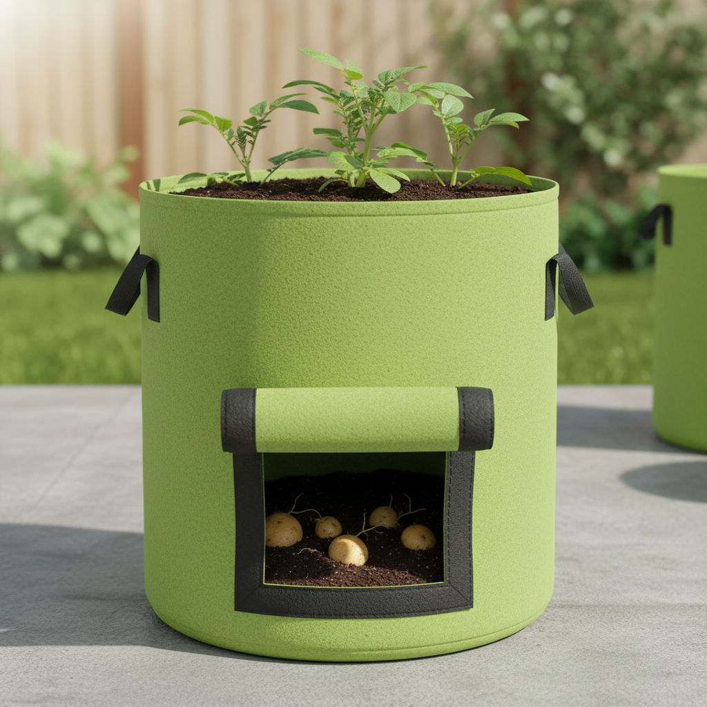 Potato Planting Bag Felt Nutrient Bucket For Vegetable Growth