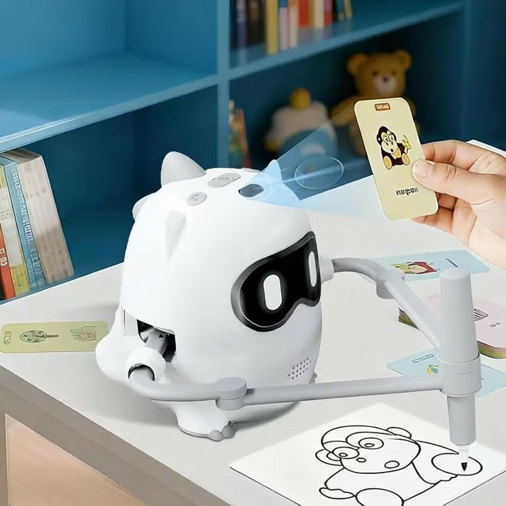 Voice Interactive Drawing Robot Card Set