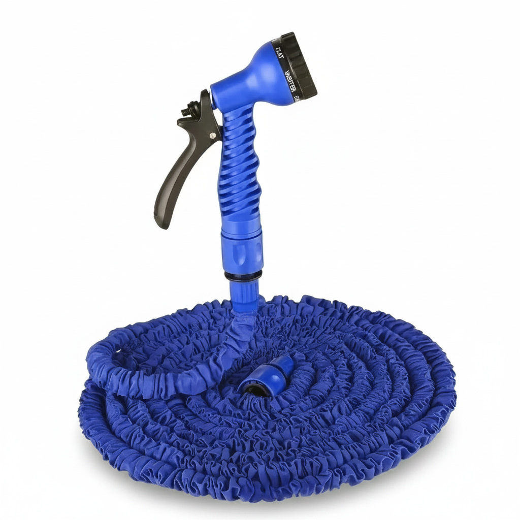 75ft Explosionproof Magic Expandable Water Hose Highstrength Antiburst Retractable For Car Washing And Plant Watering